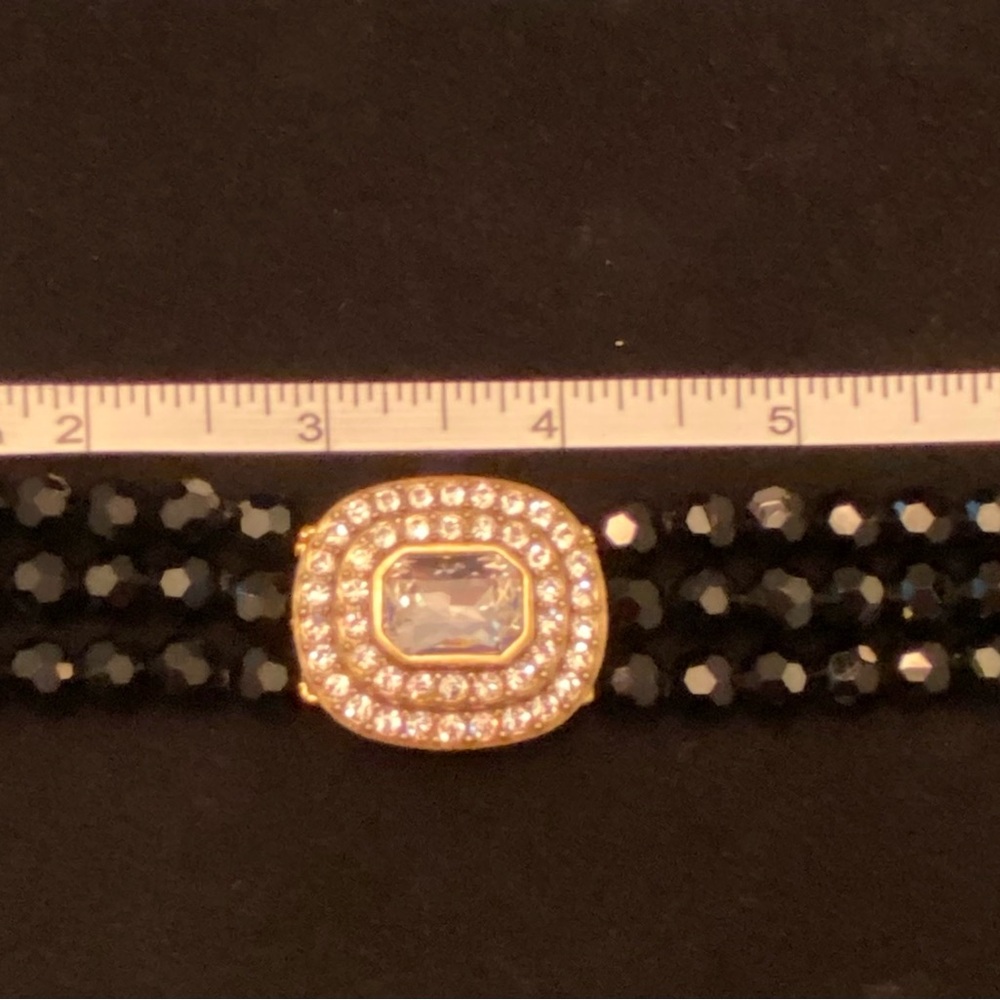 Heidi Daus Tailored to Please Set Black Necklace Bracelet and Earrings - Picture 12 of 15